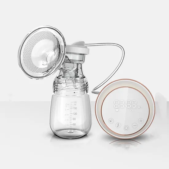 Natürliches Stillen Intelligente Milchpumpe Silikon Einzelne automatische elektrische Babymilchpumpe