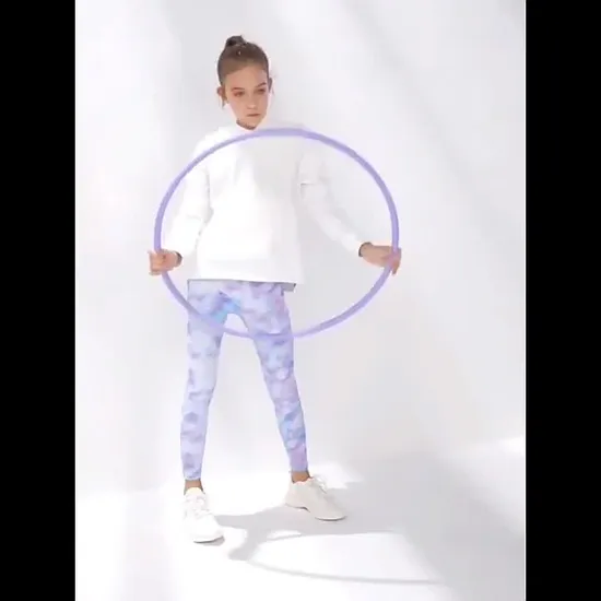 Wholesale Breathable Printed Parent & Child Yoga Clothes Elastic Girls Activewear Sport Mommy and Me Cute Gym Fitness Yoga Leggings Pants 