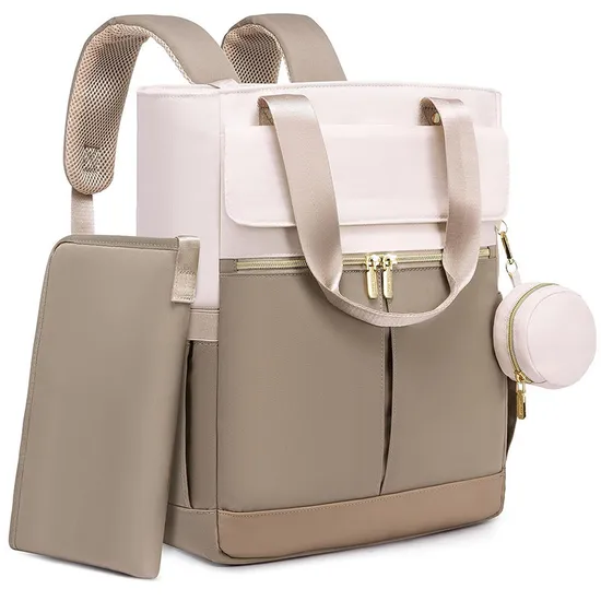 Großhandel Multifunktionale Mama Tasche Benutzerdefinierte Baby Wickeltasche Rucksack für Mama Papa Große Reise Wickeltasche Baby Taschen