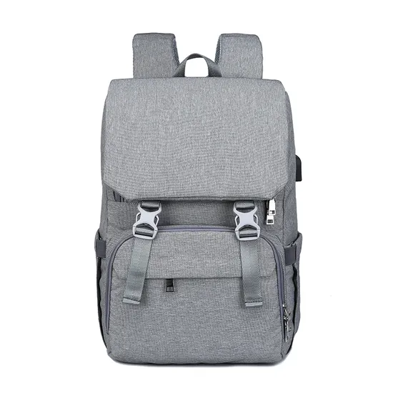 Benutzerdefinierte Mode Frauen Schulter Baby Windel Rucksack Mama USB Ladetasche