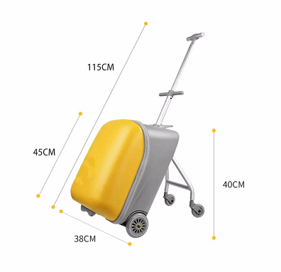 Heißer Verkauf Neues Design Anpassbare Spinner 20ich PC Sitz Reisegepäck Handgepäck für Mama Kinder Koffer