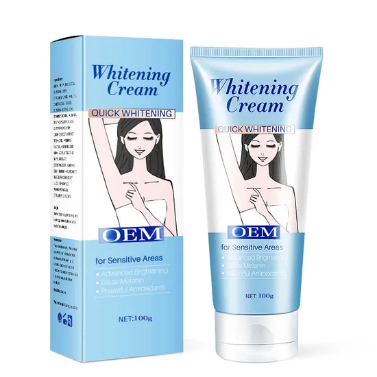 Feuchtigkeitscreme für den Körper, aufhellende Creme für die Intimhaut zum Aufhellen und Befeuchten von Achselhöhlen, Hals, Knien und privaten Körperteilen