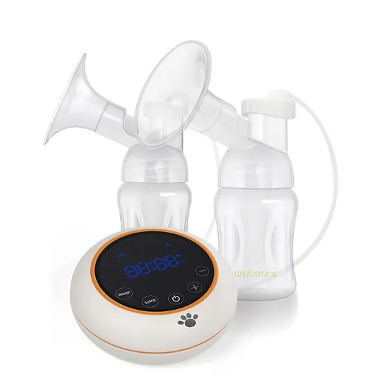 Tragbare Milchpumpe, freihändig, mit längerer Akkulaufzeit und LED-Anzeige